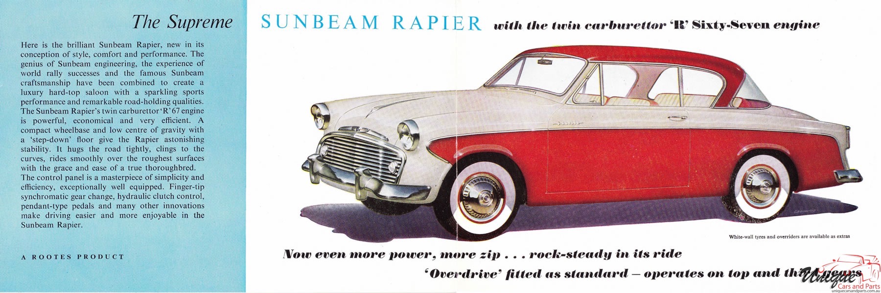 1957 Sunbeam Rapier Brochure Page 8
